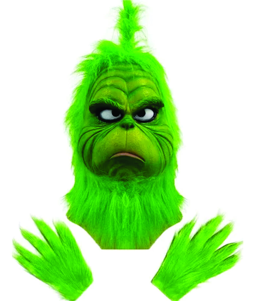 MASCARA + GUANTES GRINCH